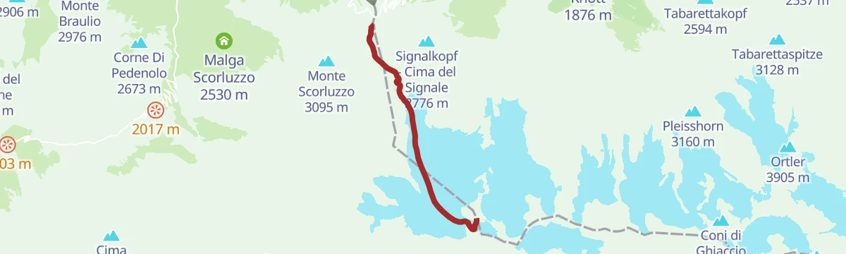 Route map: Spirit Point